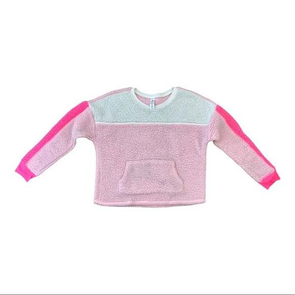 Justice Sherpa Sweater Girls Size 12 - Picture 3 of 5